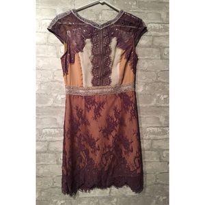 Purple Lace Dress